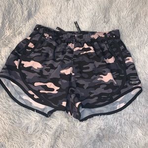 camo calvin klein athletic shorts